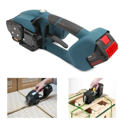 Semi-Automatic Hand Operated Battery Power Strapping Machine